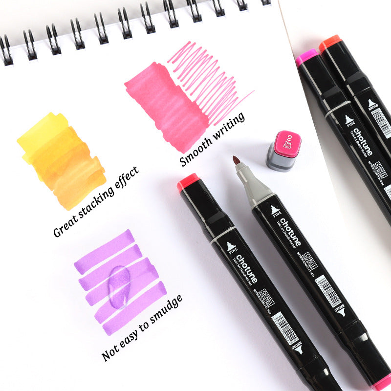 Art Suppliers Non Toxic Permanent Alcohol Marker Pen Set With Bag For Drawing