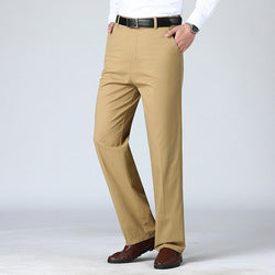 Mens Suit Pants Slim Fit Stretch Cotton Twill Work Trousers Grey Skinny Slacks Business Attire Formal Wear Chino Pants