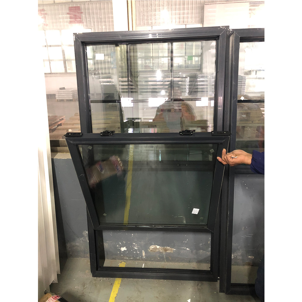 double hung windows replacement for usa market black double hung window