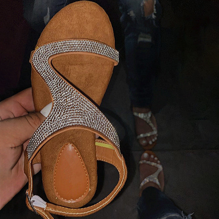 new fashion style ladies fancy sandal high quality ladies slippers sandal femme shoes women