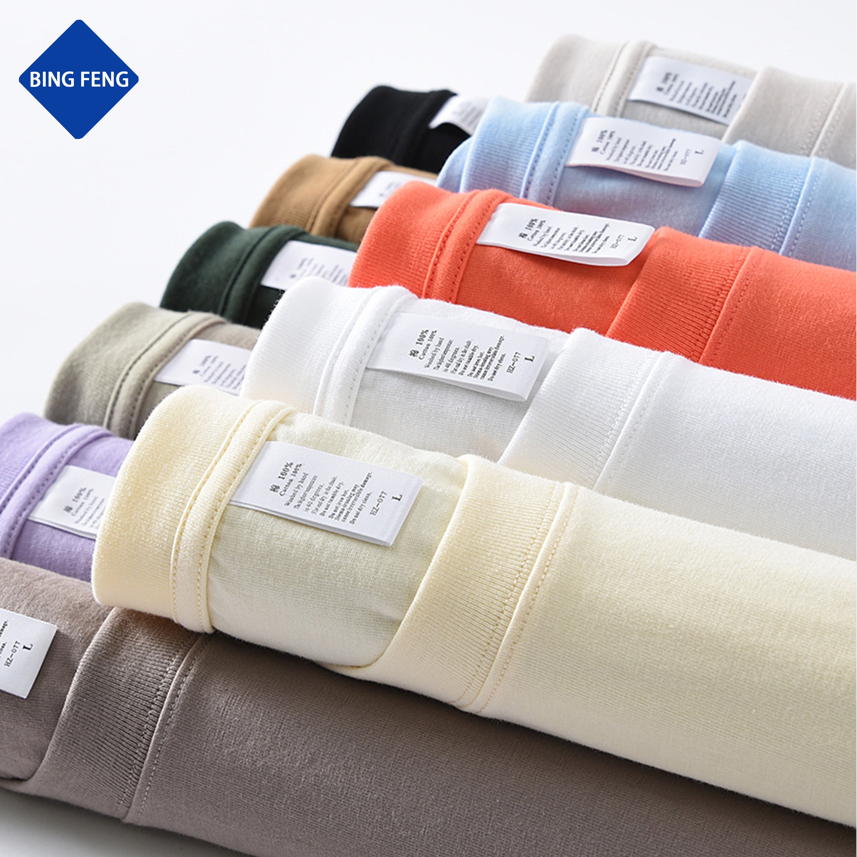 Tshirt Wholesale 260 gsm heavy soft cotton men's t-shirts screen print t-shirt custom graphic T shirts oversized for men t shirt