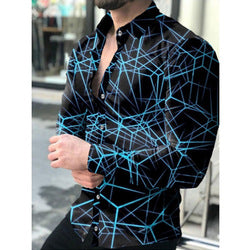 custom silk slim men tee dress shirts casual clothes long sleeve printing shirts for mens fashion shirts