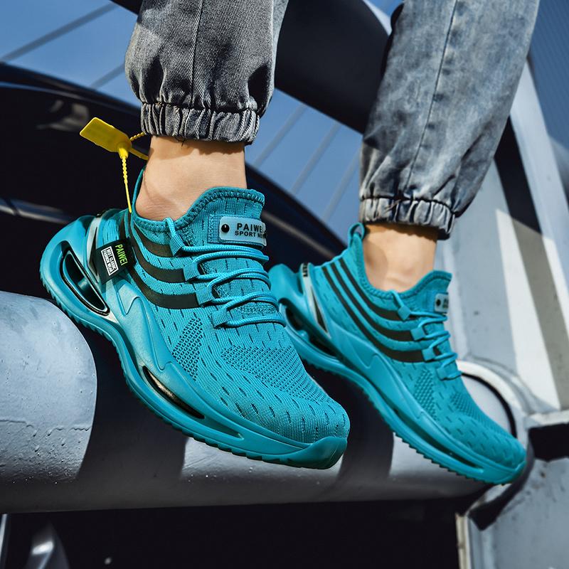 hot new lightweight platform sneakers men shoes blue fashion trend luminous comfortable walking casual mens gym shoes