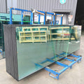 Tempered double pane glazing insulated vacuum sunroof solar glass greenhouses partition  windows facade curtain wall prices