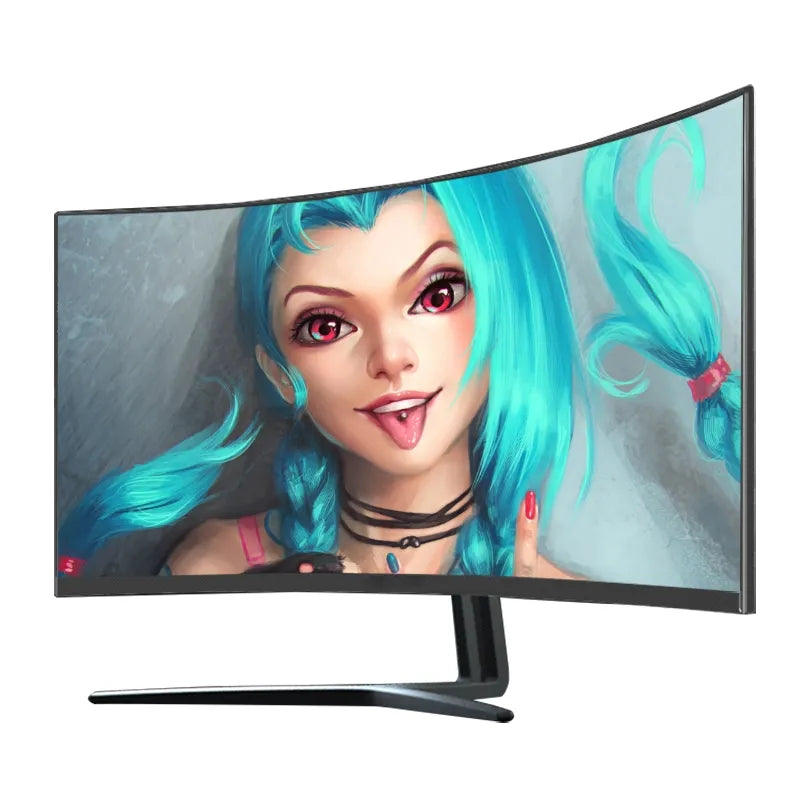 LCD PC Monitor for Computer 27 Inch Full High-definition super wide curved surface screen 2K 165Hz LED Gaming Monitor