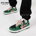 Customized Logo Turnschuhe Designer Luxury Famous Brand Shoe Casual Woman White Red Black Genuine Leather Trainers Sneaker Men