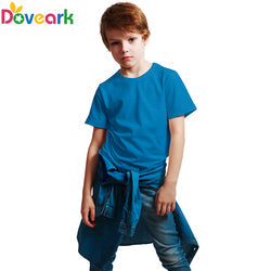 Custom Logo T-shirt Boy 100% Premium Cotton T-shirts Plain Tshirts Blank Baby Girl Kids Short Sleeve t shirt Boy Kids Tee