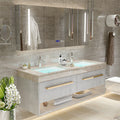 Luxury Modern Bathroom Vanity White Bathroom Cabinet