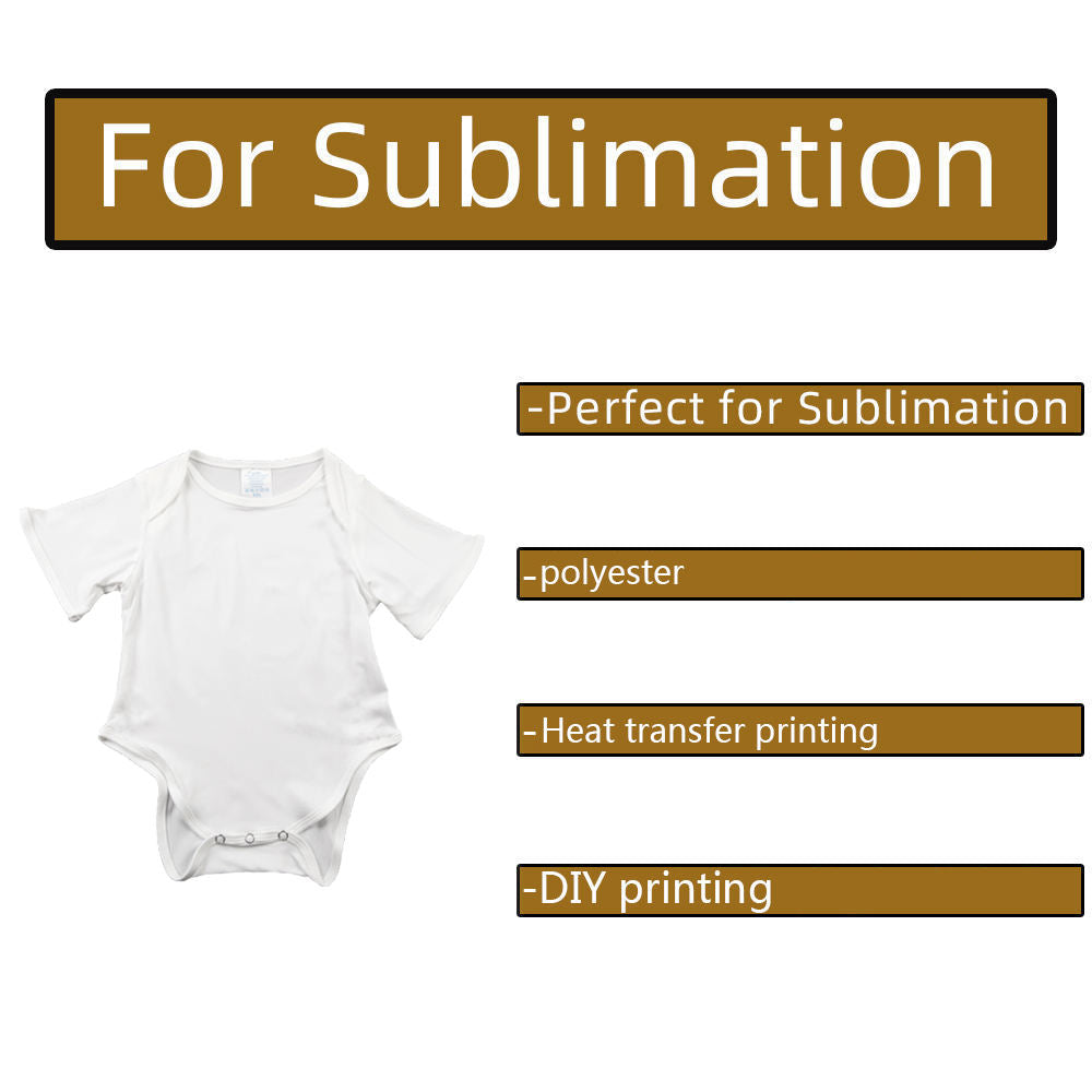 kids sublimation t shirt infants Blanks 100 polyester t shirts for sublimation toddler baby white Blank sublimation shirt kid