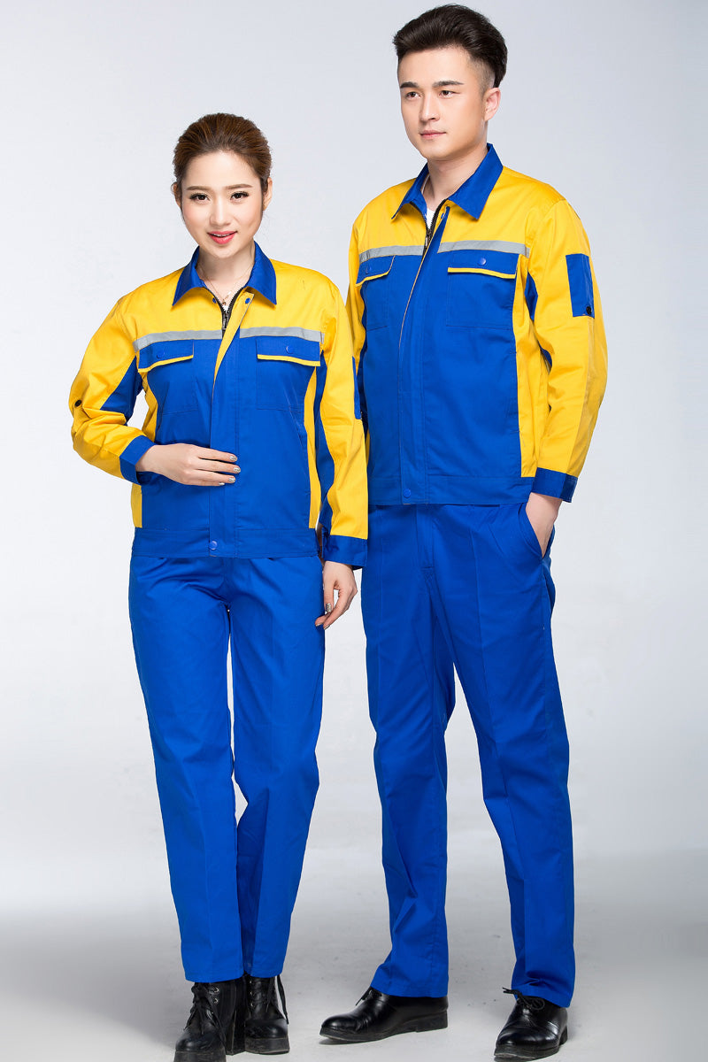 Customized workshop auto repair site engineering workers' short-sleeved men's and women's universal work suit