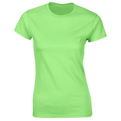 76000L women's t-shirts 180g  Round Neck Short Sleeve custom logo t shirt