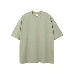 Fast Custom 280gsm 300gsm 320gsm Heavyweight 100% Cotton Oversized Fashion Drop Shoulder Men T Shirt
