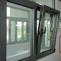 Best price steel aluminium casement windows profile high quality Double glazed tempered glass window manufacturer
