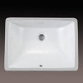 1813 High Quality Undermout Wash Hand Basin / Rectangular Bathroom Ceramic Sink