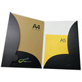 Fast Delivery Custom Advertisement Promotion a4 a5 Paper Document Presentation File Folder with Two Pocket