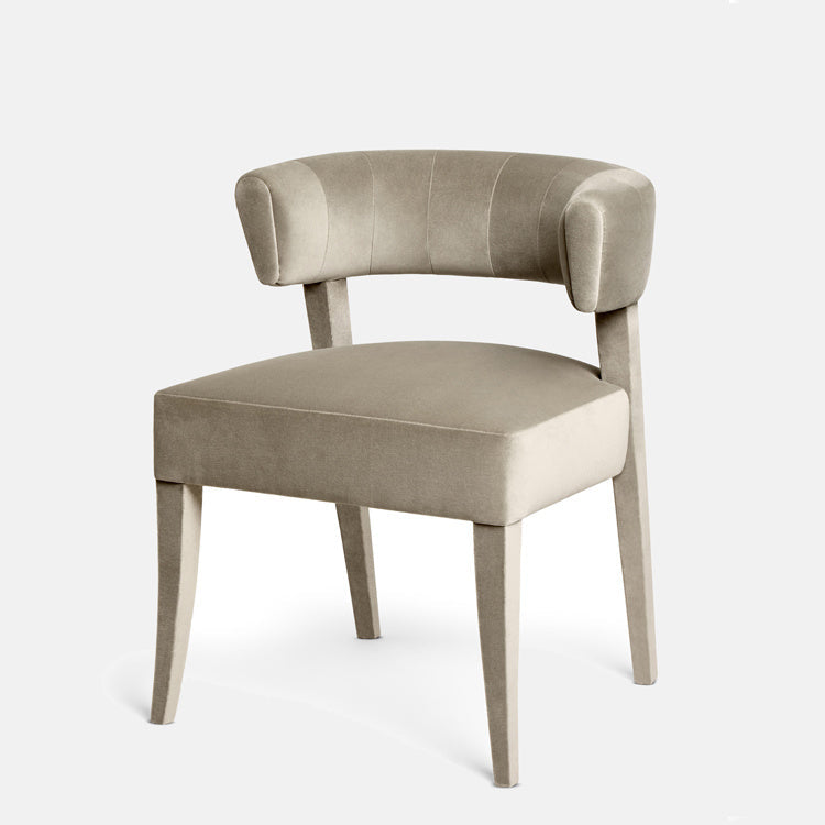 Commercial Hotel Furniture Office Cafe Dining Room Modern Vintage Design Fabric Upholstered Restaurant Chair With Wooden Base