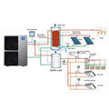 Nulite New Energy EVI 16kw 20kw air to water R32 heat pump for sale house heating system Finland Norway Sweden