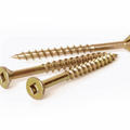 square 2# carbon steel yellow or white zinc plated screws for wood construction fasteners type 17 point screws chipboard screw n