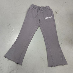 Streetwear Mens Trousers Jogger Sweatpants Custom Skeleton 3D Puff Print Stacked Flared Sweatpants Men
