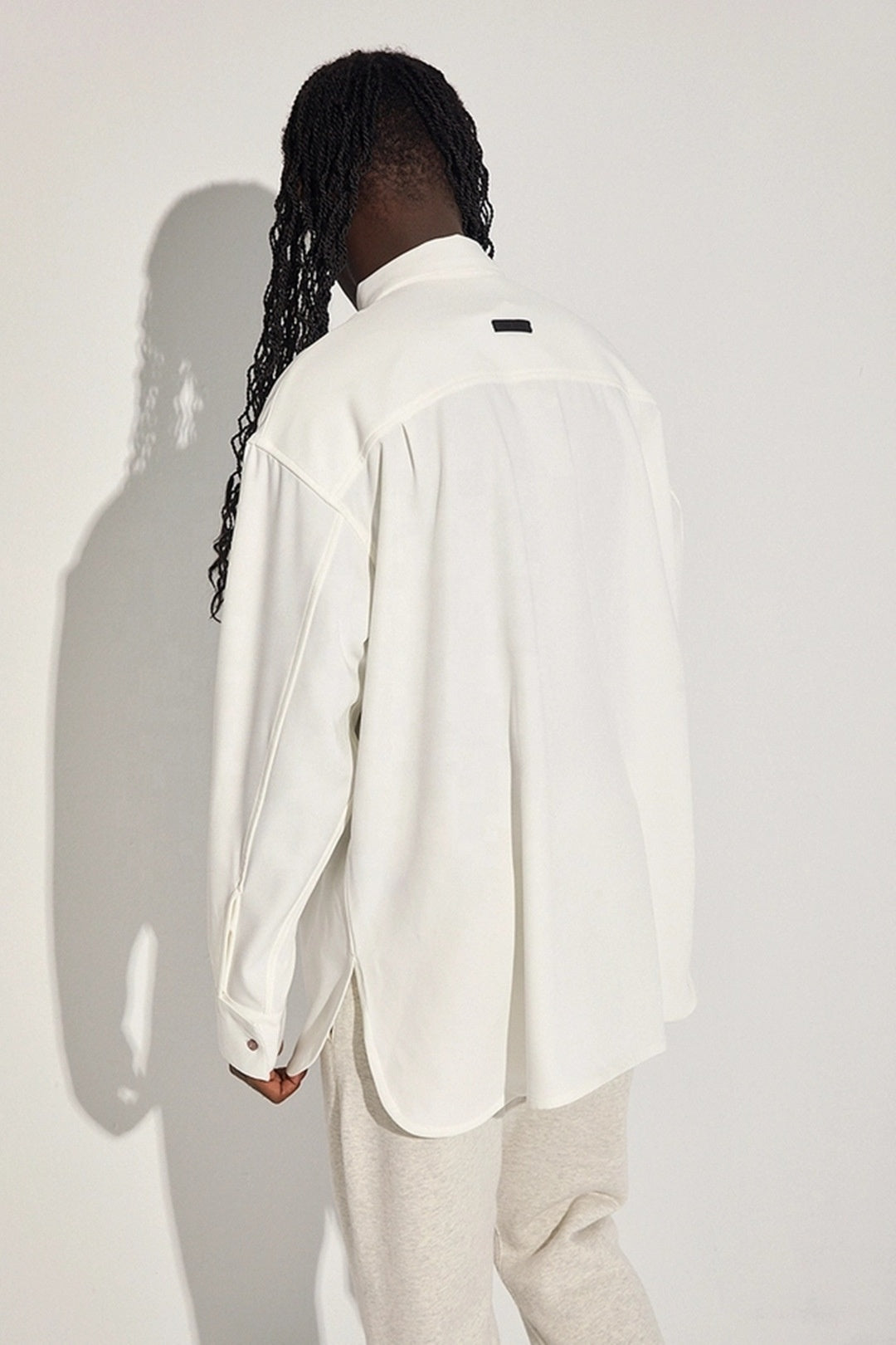 wholesale 100% cotton Designer dress shirts button down mens shirts long sleeve oversized  white shirts casual blouse