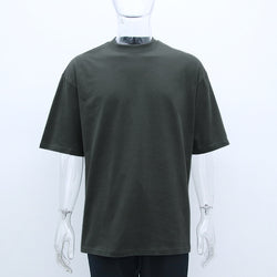 mens blank cotton tshirt loose drop shoulder design logo oversized custom t shirts
