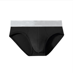 Customized men's briefs elastic polyester milk silk sexy men's briefs low waist large underwear