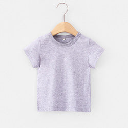 Cotton Comfort: Blank Plain Children's T-shirts for Every Occasion
