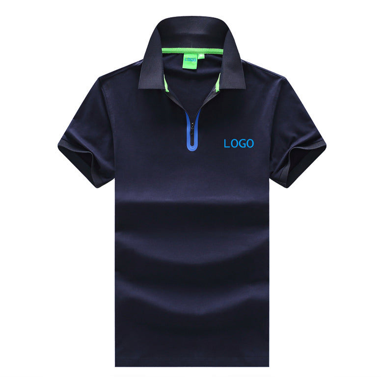 Custom fashion men's polo t shirt solid color short sleeve cotton tshirt high quality polo chemise men embroider polo shirt