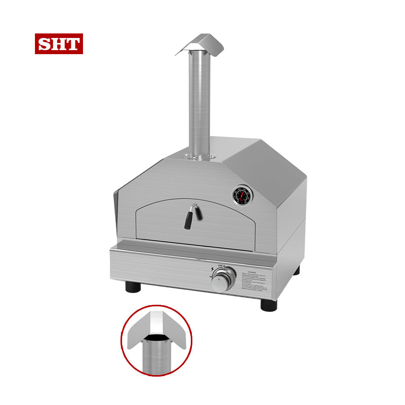 Factory Sale Home kitchen Portable Multi-Fuel Stainless Steel Indoor Gas stove fire pizza oven