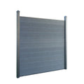 Factory privacy fencing house decorative wood plastic composite panel wpc fence