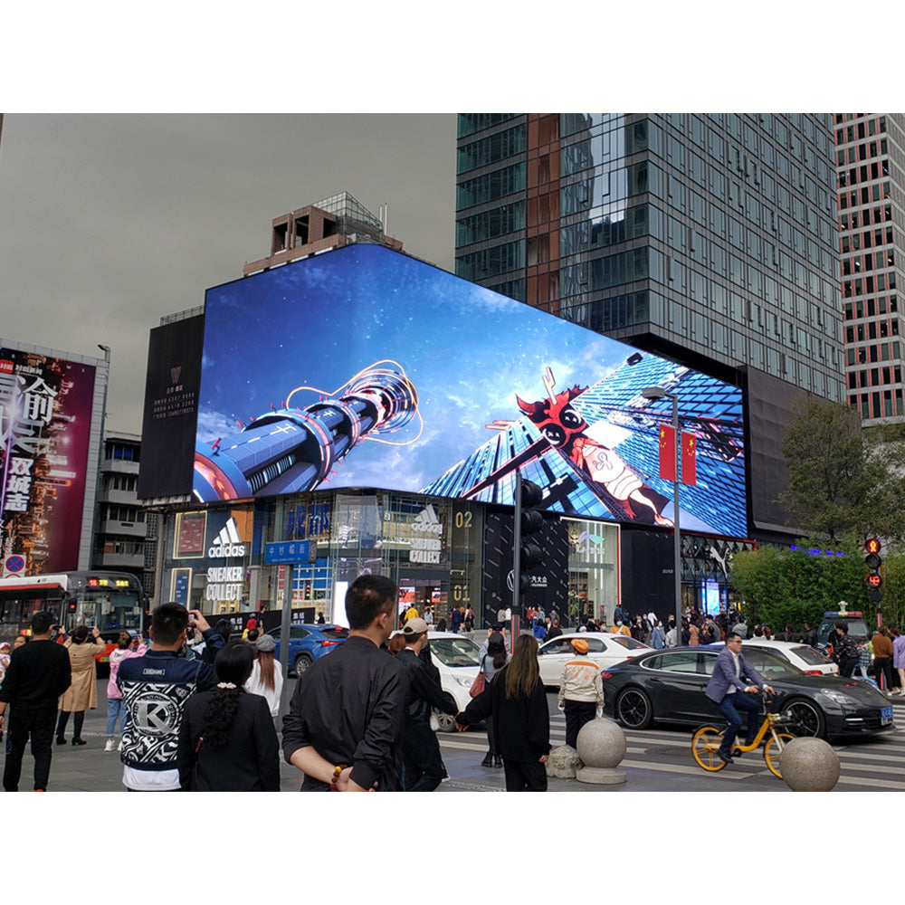 P6 4K 3D Big Customized Size Outdoor Led Display Bright Waterproof Front Service Marketing Sign Trade Advertisement Panel Screen