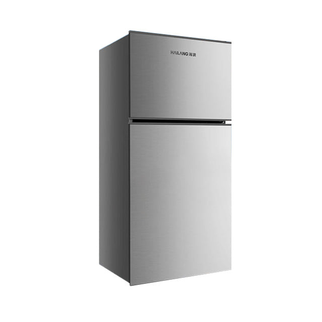 Fridges Dormitory 58L Small Refrigerator with Freezer Inner Light Refrigerated Two Doors Refrigerator and Freezer Home