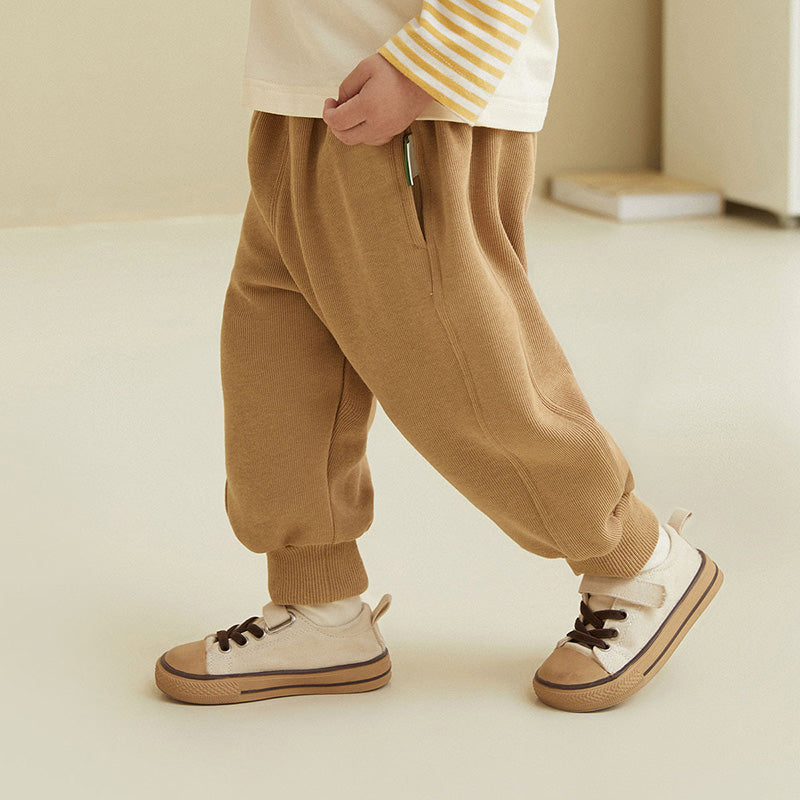 Wholesale New Design Children'S Baby Legging Kids Casual Pants High Quality French Terry Sweatpants