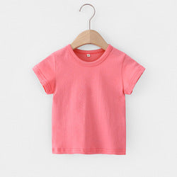 Cotton Comfort: Blank Plain Children's T-shirts for Every Occasion