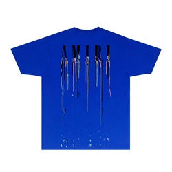 Amiry NEW Mens Womens Designer T shirts Printed Fashion man T-shirt Top Quality Cotton Casual Tees Short Sleeve Luxury Hip Hop
