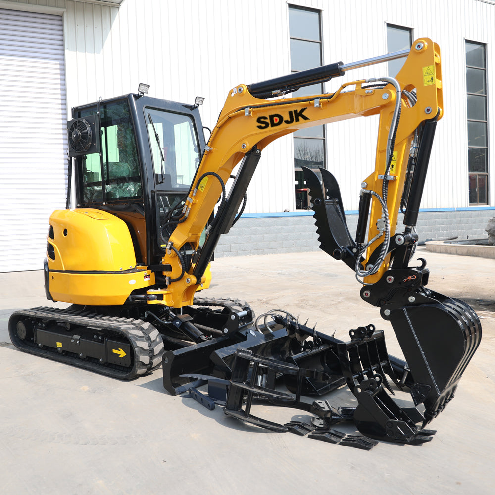 Earth-Moving machinery 3 ton mini excavator small digger escavatore crawler excavator machine mini excavator 3.5 ton for sale