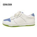 Custom logo genuine leather white shoes for men new styles casual shoe sole sneakers 2022 new arrivals