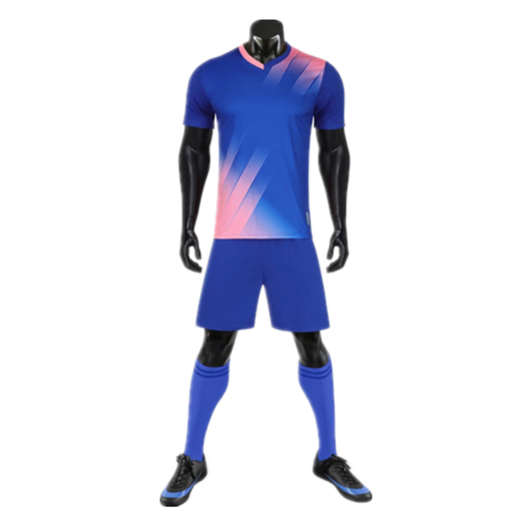 Wholesale Supplier Team Design Breathable Sport Wear Soccer Shirt Set Quick Dry Adult Black Custom Football Uniform Jersey Kit