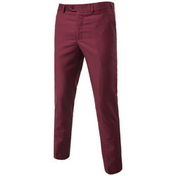High Quality Men Pants Comfortable Breathable Cotton Casual Thin Business Wedding Suit Trousers For Men