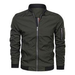 Amazon men's coat Spring and autumn  version of the trend loose fat fall leisure baseball jackets mens spring clothes