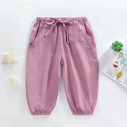 Children Pants Kids Pants Children Loose Casual Patchwork Trousers Girls Kids Oversized Pants