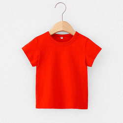 Cotton Comfort: Blank Plain Children's T-shirts for Every Occasion