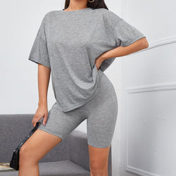 Custom summer short sleeve blank crop women's short top breathable loose street women's T-shirt