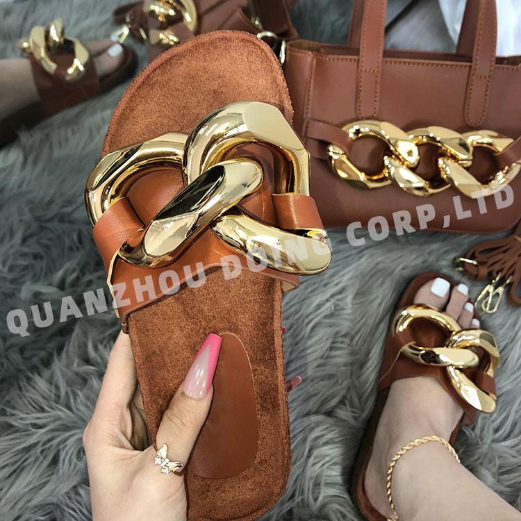 2021 designer women snakeskin jelly chain ladies kids big handbag backpack purse and shoe slide slipper sandals matching bag set