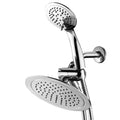 High-Fashion 8” Slimline Design 3-way Rainfall Combo Showerheads Shower Accessories  Bathroom Accessories Shower Head