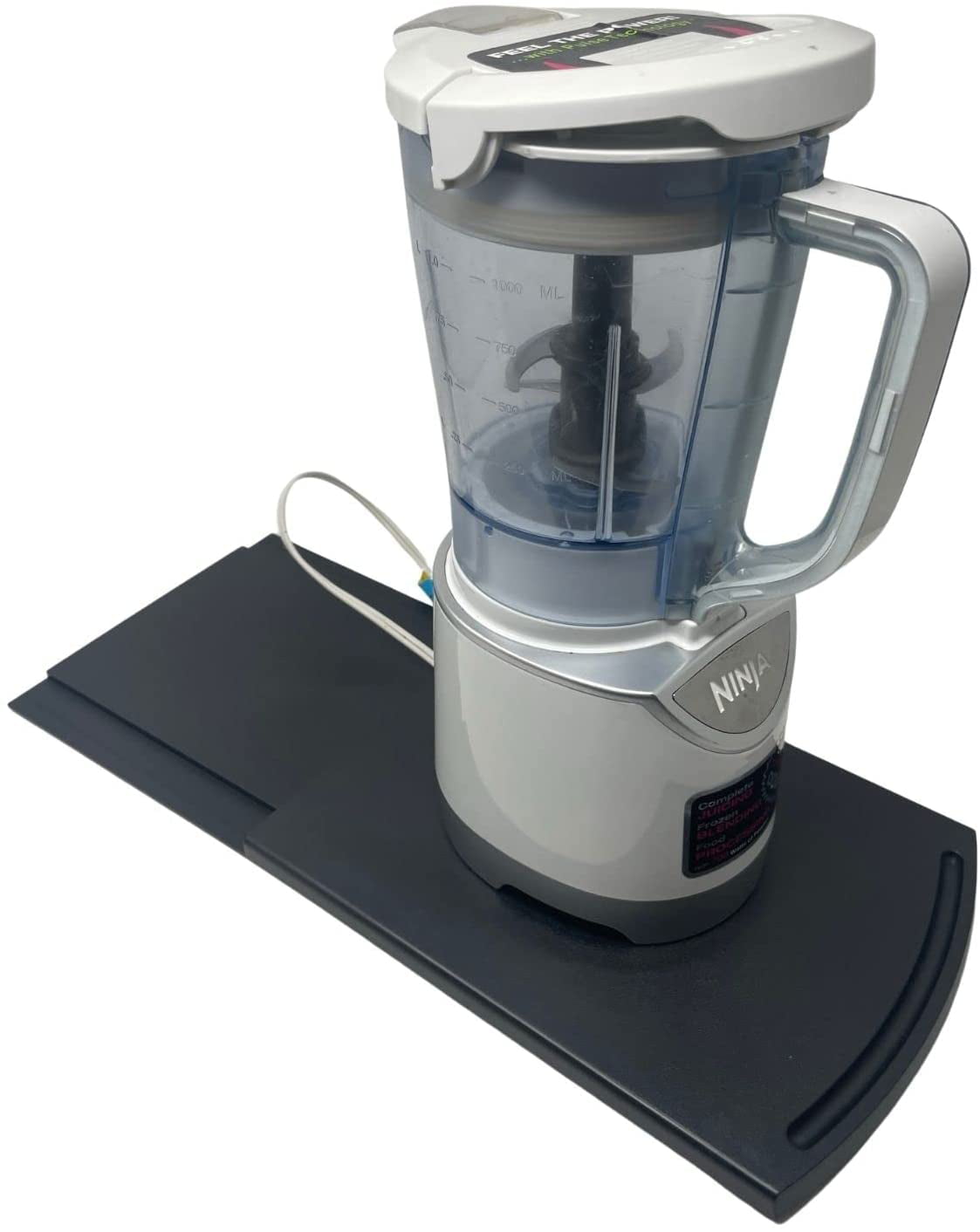 Kitchen Caddy Sliding Tray Rolling Appliance Slider 12" Countertop Organizer for Coffee Maker and more