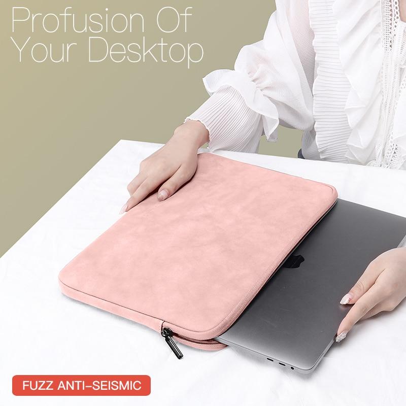 laptop sleeve case 13 14 15 4 15 6 inch for hp dell notebook bag carrying bag macbook air pro 13 3 shockproof case for men women laptop bags cases