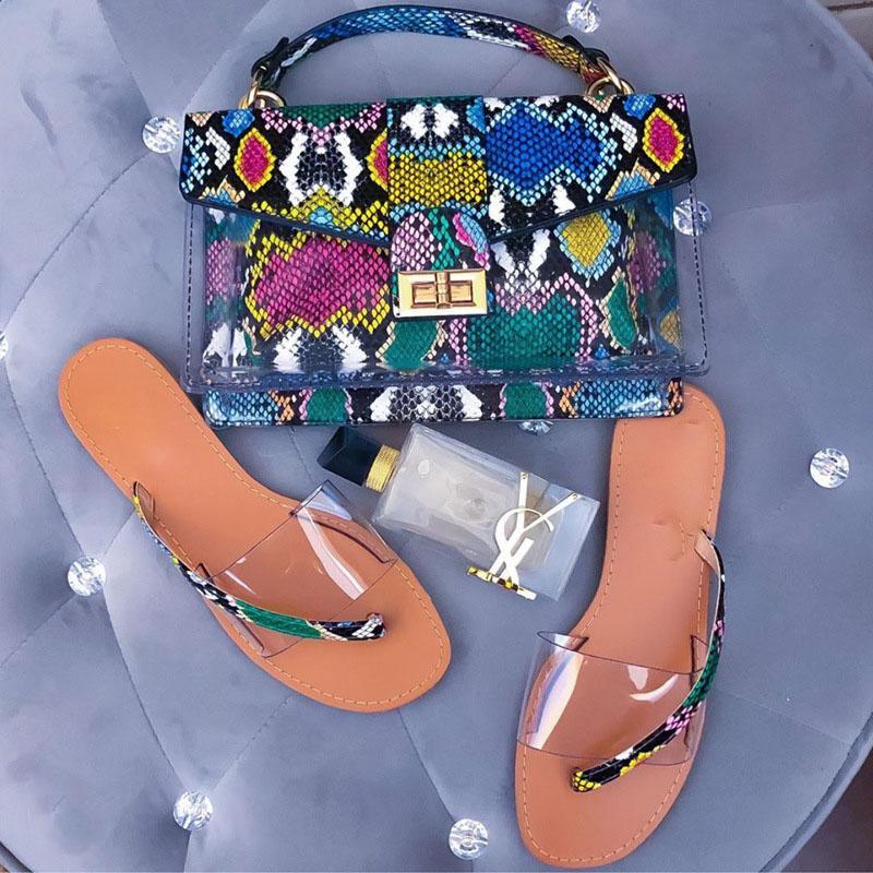 snake shoe bag combo set