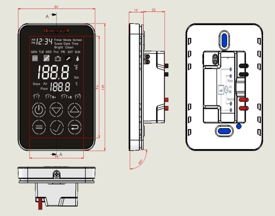 Ac Thermostat Smart Room Hvac Thermostat Wifi Smart Home Air Conditioners Hvac Systems Parts