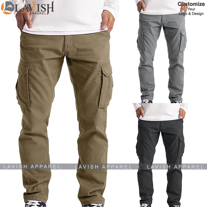 Men's Cargo Pants Multi-Pocket Harajuku Male Tactical Overalls Hip Hop Casual Male Joggers Trousers Streetwear Harem Pant Man